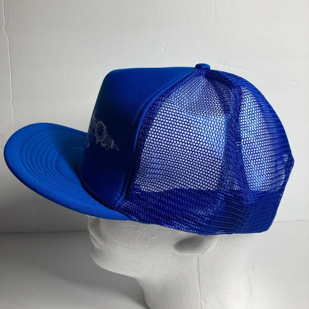 Accu-Tek Tool & Die Trucker Cap Hat Adult Blue Snapback Youngstown‎ Ohio